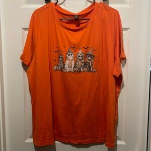 Halloween cat shirt